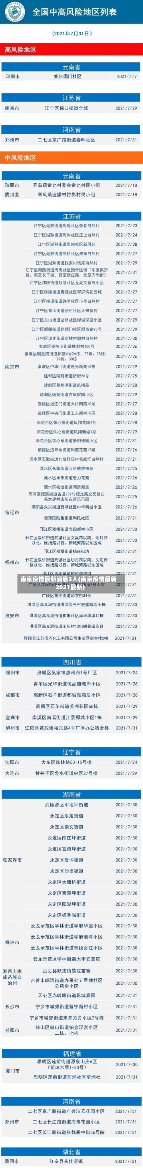 南京疫情最新消息3人(南京疫情最新2021最新)-第3张图片