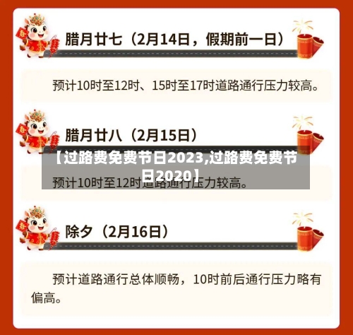 【过路费免费节日2023,过路费免费节日2020】-第2张图片