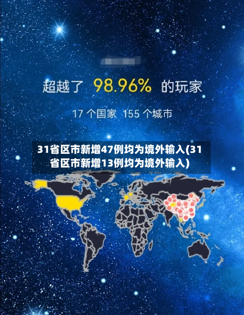 31省区市新增47例均为境外输入(31省区市新增13例均为境外输入)