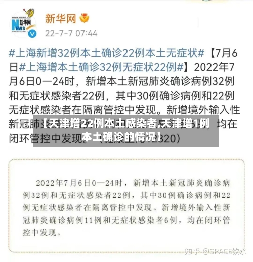 【天津增22例本土感染者,天津增1例本土确诊的情况】