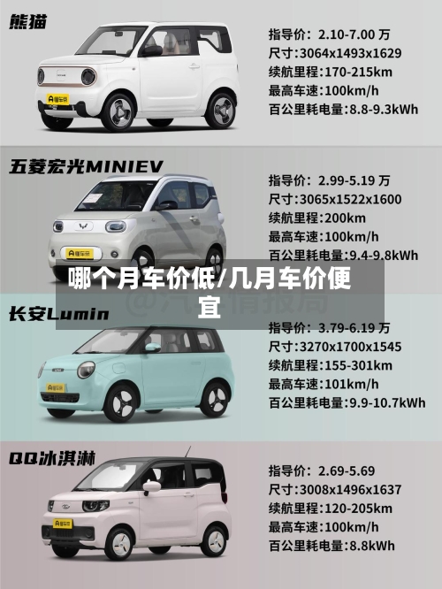 哪个月车价低/几月车价便宜