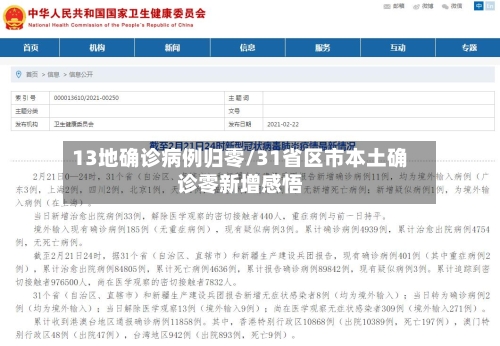 13地确诊病例归零/31省区市本土确诊零新增感悟-第2张图片