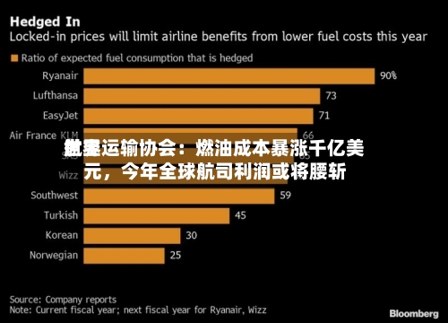 世界航空运输协会：燃油成本暴涨千亿美元	，今年全球航司利润或将腰斩-第2张图片