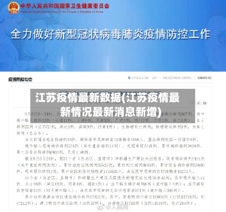 江苏疫情最新数据(江苏疫情最新情况最新消息新增)-第2张图片