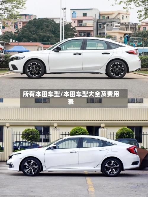 所有本田车型/本田车型大全及费用表