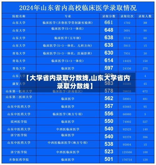 【大学省内录取分数线,山东大学省内录取分数线】-第2张图片