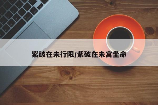 紫破在未行限/紫破在未宫坐命